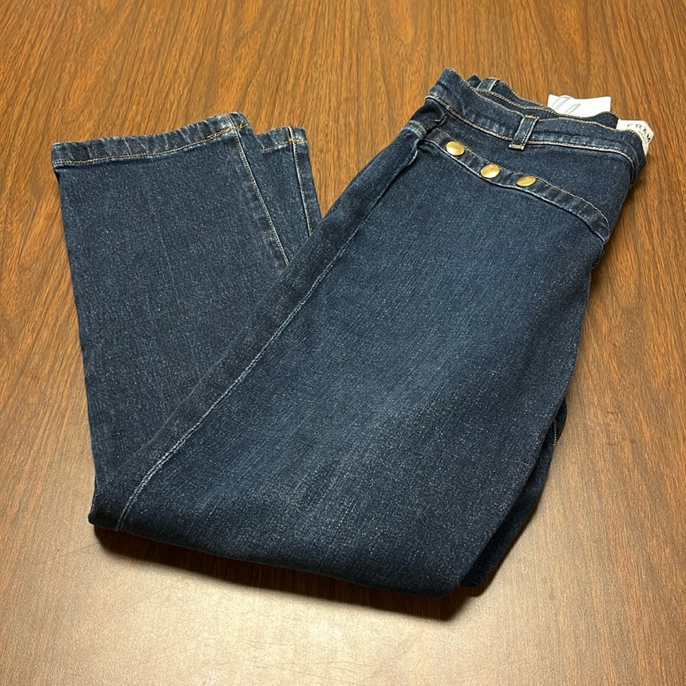 Frame Le High Embellished Waldane jeans, size 31, NWT